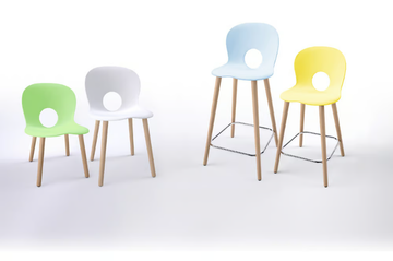 OLIVIA WOOD X - XL - Polypropylene chair by REXITE - view 3
