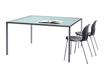 ENRICO X - Rectangular crystal table by REXITE - view 3