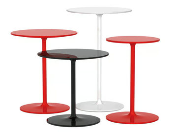 POPPY - Round technopolymer coffee table by REXITE - view 2