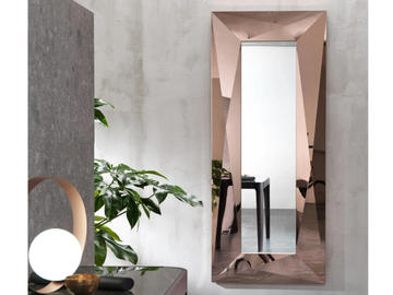 DIAMOND - Framed wall-mounted stainless steel mirror by RIFLESSI - view 2