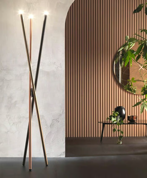 SHANGAI PT - LED painted metal floor lamp by RIFLESSI - view 3