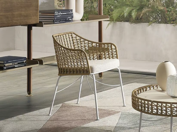 SOLEIL - Indoor-outdoor chair in nautical rope by RIFLESSI - view 2