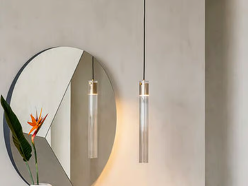 TUBE SS - Borosilicate glass pendant lamp by RIFLESSI - view 2
