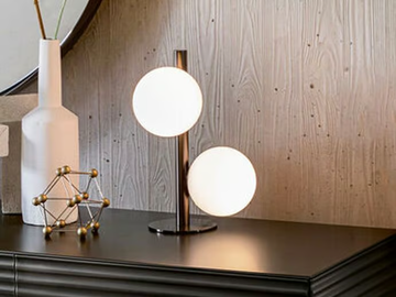 TWIST T - Painted metal table lamp by RIFLESSI - view 2