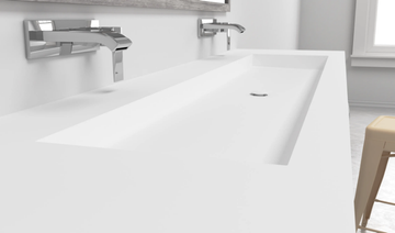 INDIANA - Double wall-mounted vanity unit with drawers by RILUXA - view 3