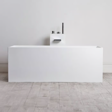 LA TURBIE - Rectangular Solid Surface bathtub by RILUXA - view 3