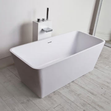 MARSEILLE - Rectangular Solid Surface bathtub by RILUXA - view 3