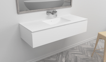 REFRESH - Single wall-mounted vanity unit by RILUXA - view 3