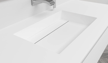 TEXAS - Single wall-mounted vanity unit with drawers by RILUXA - view 3
