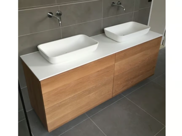 TORONTO - Floor-standing double vanity unit with drawers by RILUXA - view 2