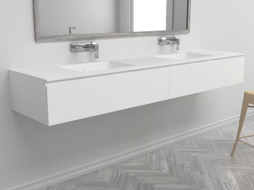 REFRESH - Double wall-mounted vanity unit by RILUXA - view 2