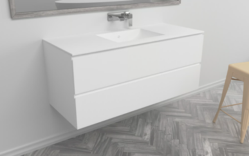 REFRESH - Single wall-mounted vanity unit by RILUXA - view 2