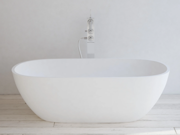 CORSICA - Oval Solid Surface bathtub by RILUXA - view 2