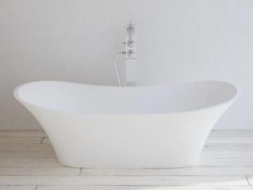 LILLE - Oval Solid Surface bathtub by RILUXA - view 2