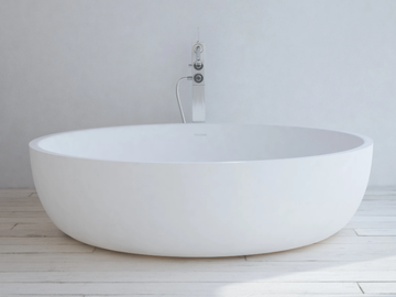 LYON - Round Solid Surface bathtub by RILUXA - view 2