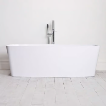 MONACO - Rectangular Solid Surface bathtub by RILUXA - view 3