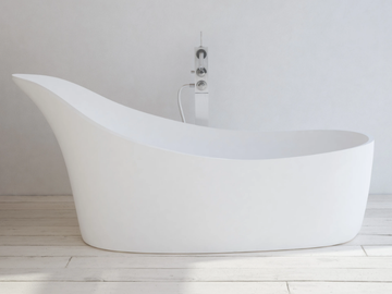 MONTECARLO - Oval Solid Surface bathtub by RILUXA - view 2