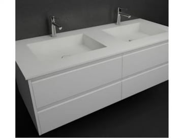SQUARE - Vanity unit with drawers by RILUXA - view 2
