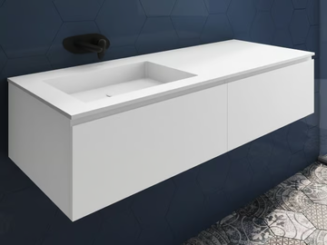 SQUARE - Vanity unit with drawers by RILUXA - view 2