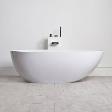 TOULOUSE - Oval Solid Surface bathtub by RILUXA - view 3