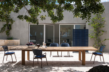 BRICK - Extending teak garden table by RODA - view 3