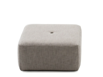 DOUBLE - Square mesh garden pouf by RODA - view 3