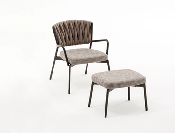 PIPER 227 - Upholstered polyester easy chair with armrests by RODA - view 3