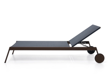PIPER 007 - Stackable technical fabric garden daybed with Casters by RODA - view 2