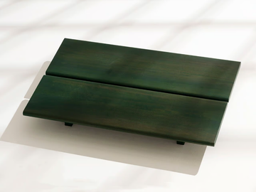 EOLIE - Iroko garden side table by RODA - view 2