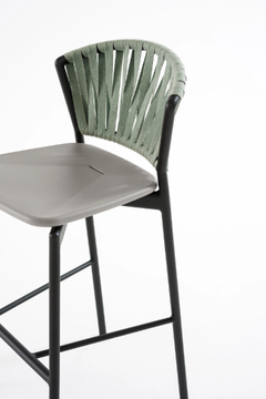 PIPER 150 - High stool in aluminum and resin with footrest by RODA - view 3