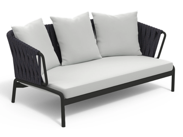 SPOOL 202 - 2 seater powder coated steel garden sofa by RODA - view 2