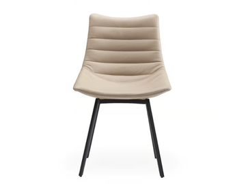 LUC SOFT - Upholstered leather chair by ROSSIN - view 3
