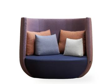 NIDO - Fabric small sofa by ROSSIN - view 2