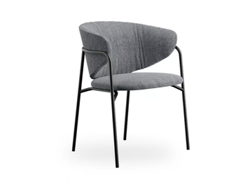 SAMURAI - Upholstered fabric chair with armrests by ROSSIN - view 3