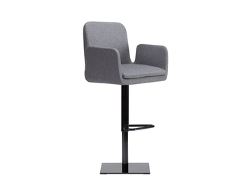 SOFIE - Fabric stool with armrests with back by ROSSIN - view 3