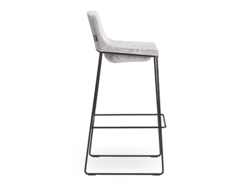 TONIC METAL - High steel barstool by ROSSIN - view 3