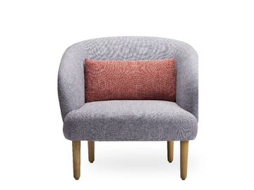 KAMAL WOOD - Acrylic armchair with armrests by ROSSIN - view 2