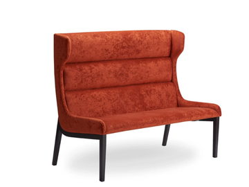 ARIS - Fabric small sofa high-back by ROSSIN - view 2