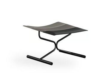 SIGNA - Upholstered leather footstool by ROSSIN - view 3