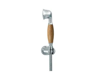 1935 WOOD - Wall-mounted handshower with hose with anti-lime system by RVB - view 2