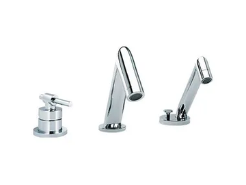 DYNAMIC - 3 hole single handle bathtub set with hand shower by RVB - view 2