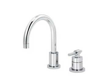 DYNAMIC - 2 hole countertop single handle washbasin mixer by RVB - view 2