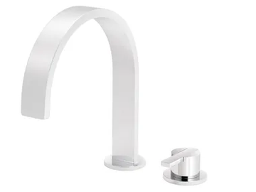 LINE - 2 hole washbasin tap by RVB - view 2