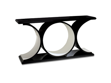 CERCLES - Rectangular wooden console table by Radice - view 2