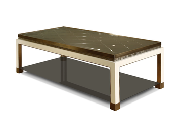 DUMAS - Rectangular glass coffee table by Radice - view 2
