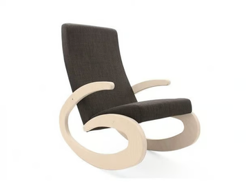 GEE - Rocking fabric armchair with armrests by Radis - view 2