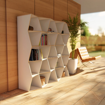 MESH - Plywood shelving unit by Radis - view 3