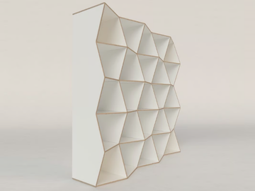 MESH - Plywood shelving unit by Radis - view 2