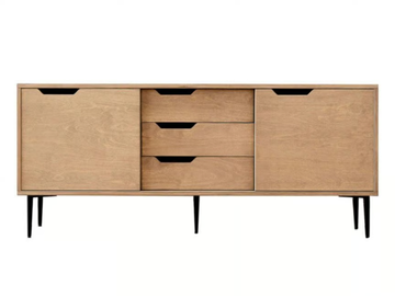 NOBLE - Wooden sideboard with sliding doors by Radis - view 3