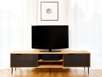 NOBLE - TV cabinet with sliding doors by Radis - view 3